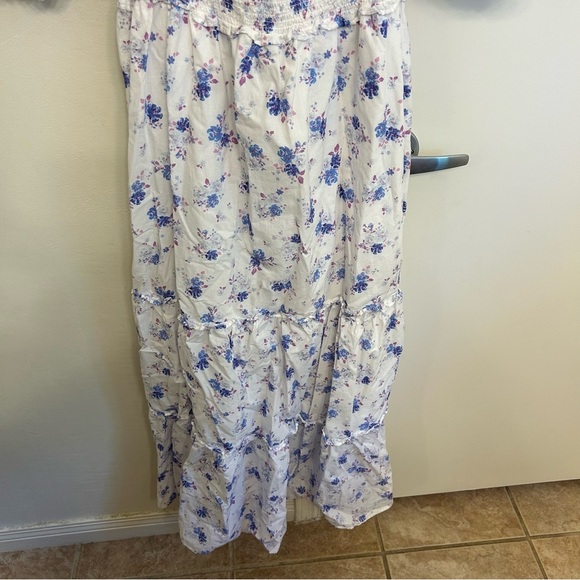 LoveShackFancy x Target Gemma Floral Midi/Maxi Dress Size Large Puff Sleeve - Picture 5 of 14